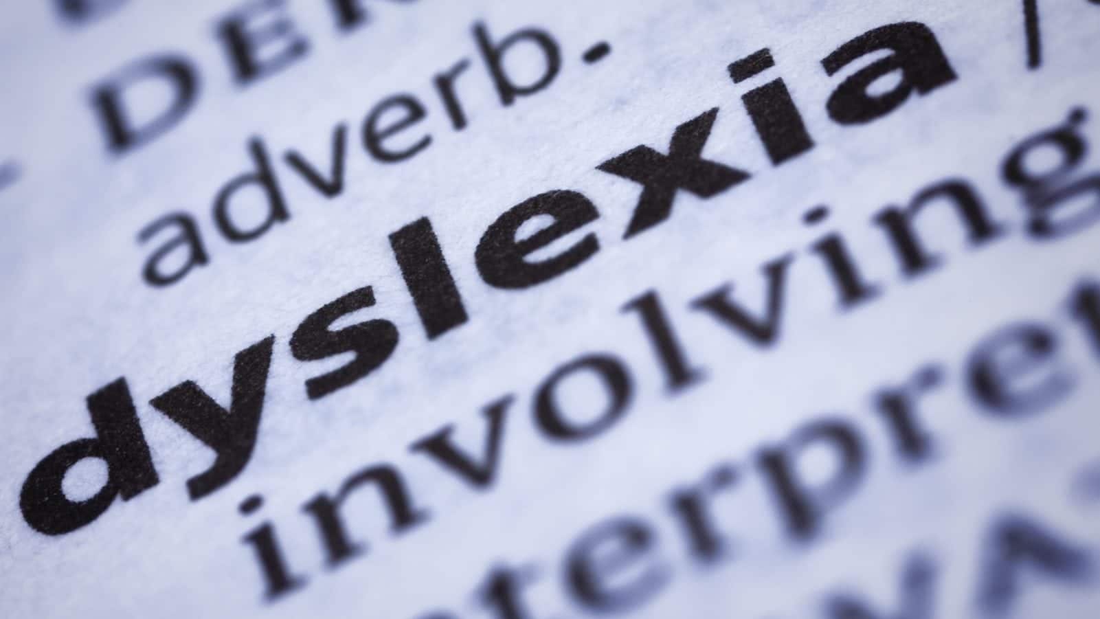 Dyslexia: Dictionary Close-up