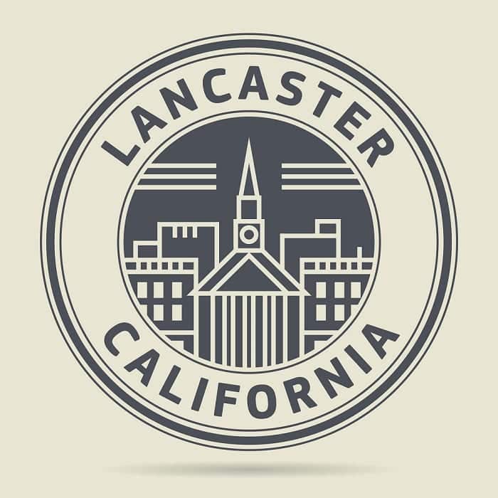 Lancaster, California Sign