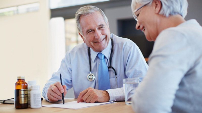 Doctor Meeting With Patient Stock Photo